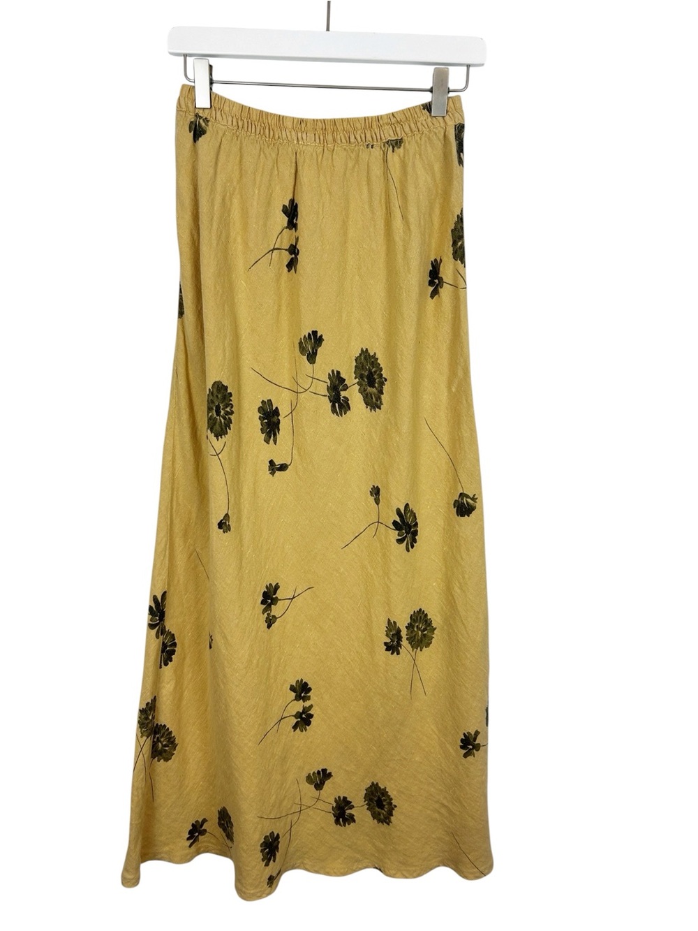 Uniform John Paul Richard 100% Linen Maxi Skirt Size Large Made in USA